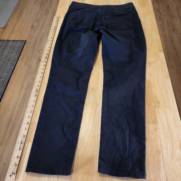 Levi's Black Jeggings Size 10 29" Inseam 32" Waist 13" Rise - Picture 9 of 11